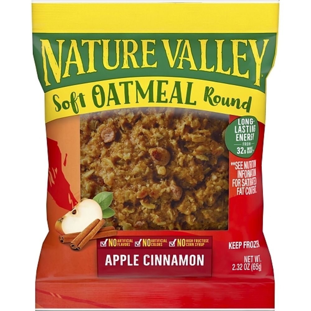 Nature Valley Apple Cinnamon Soft Oatmeal Round, 2.32 Ounce -- 72 Per Case