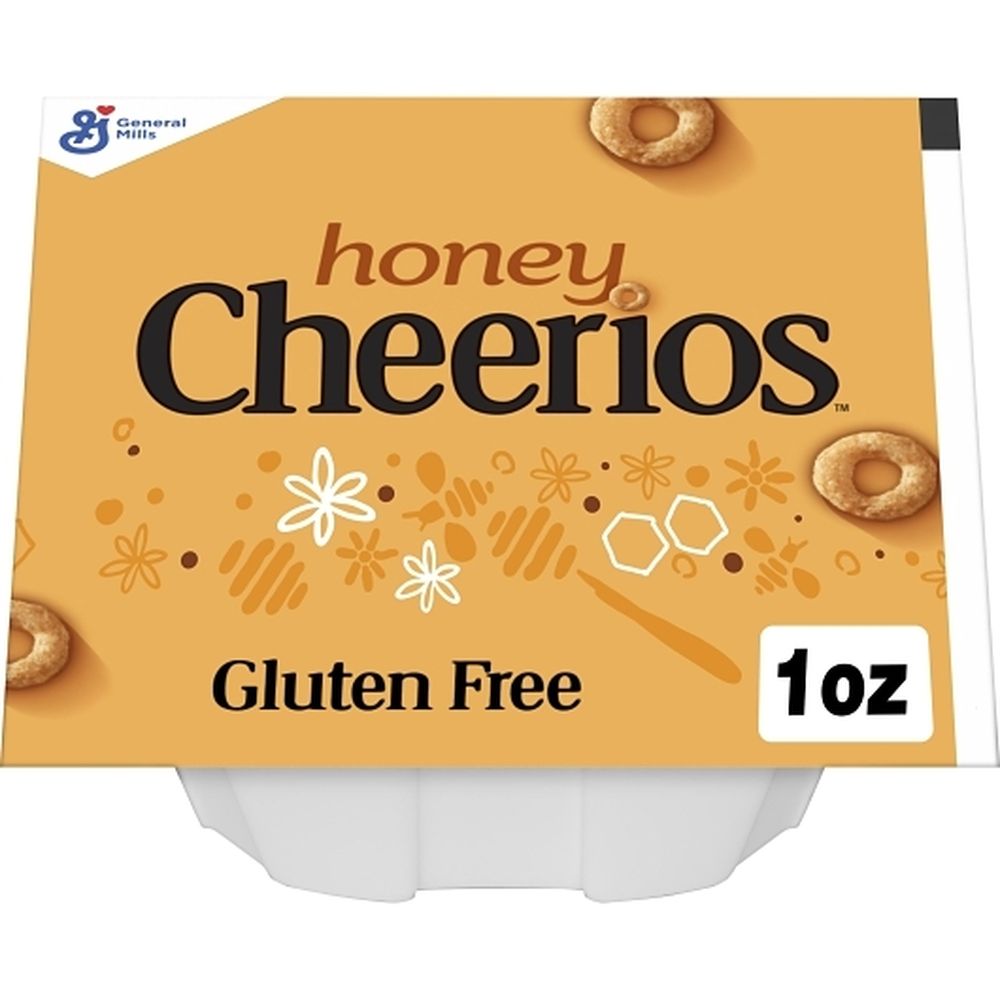 Cheerios Sweetened Whole Grain Oat Cereal With Real Honey, 1 Ounce -- 96 Per Case