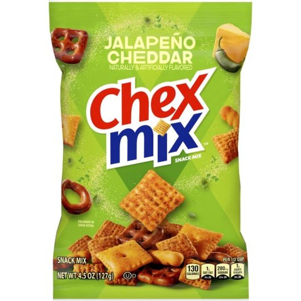 Chex Mix Spicy Jalapeno Cheddar Snack Mix, 4.5 Ounce -- 8 Per Case