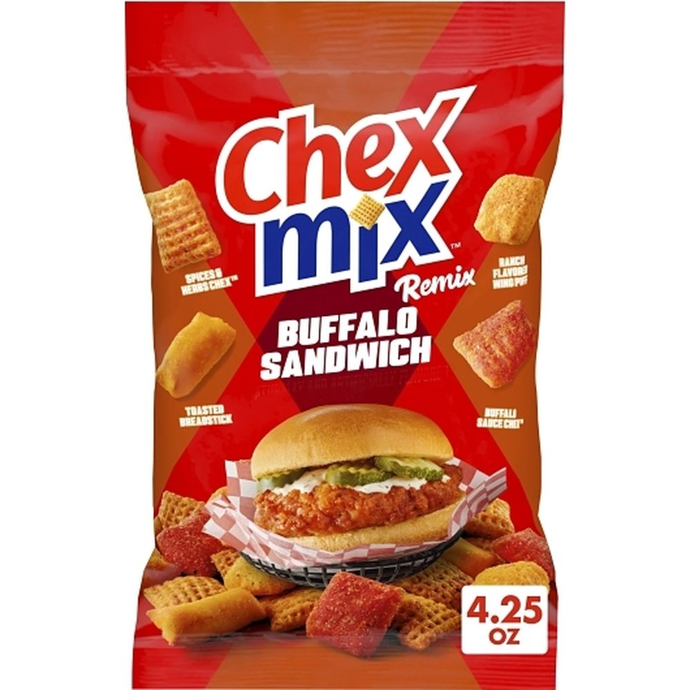 Chex Mix Remix Buffalo Sandwich Snack Mix, 4.25 Ounce -- 8 Per Case
