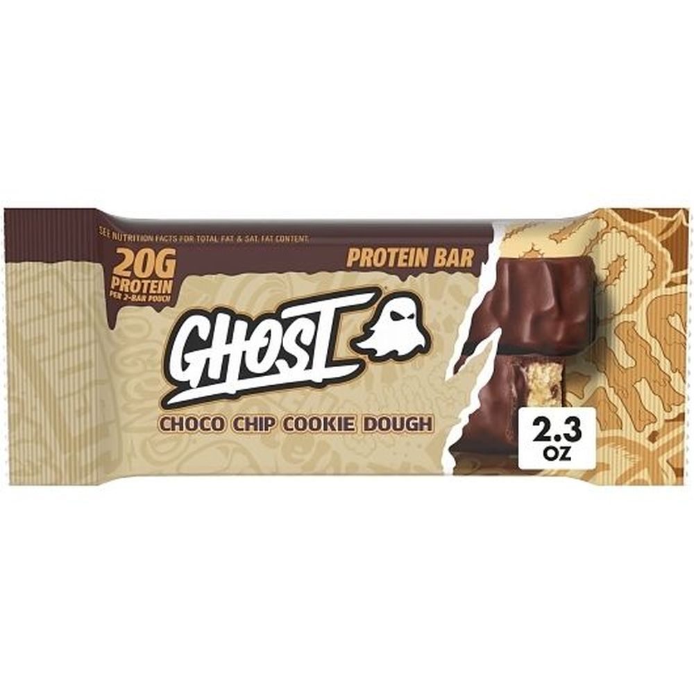 General Mills Ghost Choco Chip Cookie Dough Protein Bar, 2.3 Ounce -- 96 Per Case