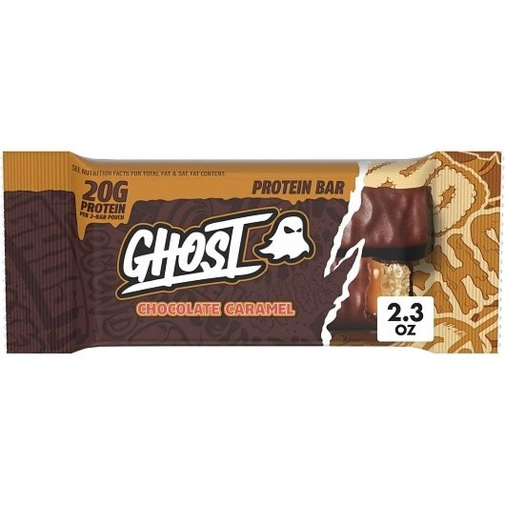 General Mills Ghost Chocolate Caramel Protein Bar, 2.3 Ounce -- 96 Per Case