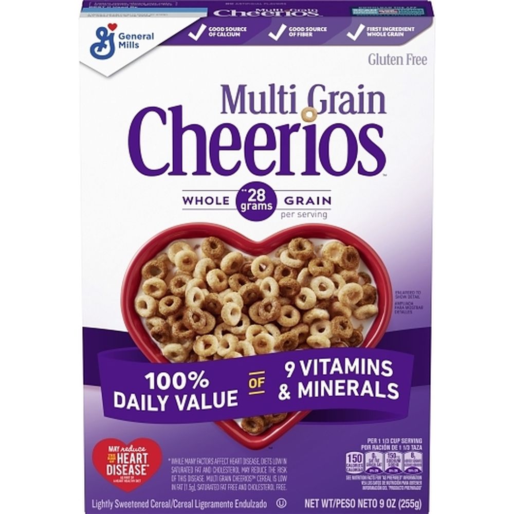 Cheerios Gluten-free Multi Grain Breakfast Cereal, 9 Ounce -- 12 Per Case