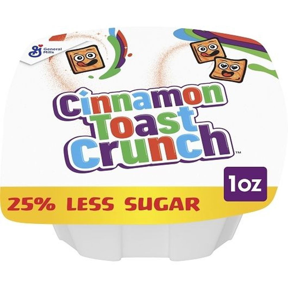 Cinnamon Toast Crunch Reduced Sugar Cereal, 1 Ounce -- 96 Per Case