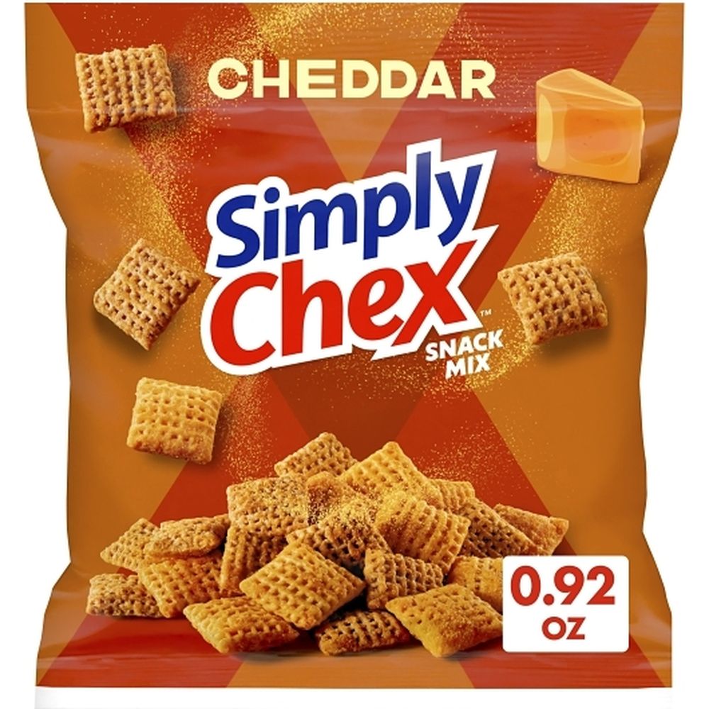 Chex Simply Cheddar Snack Mix, 0.92 Ounce -- 60 Per Case
