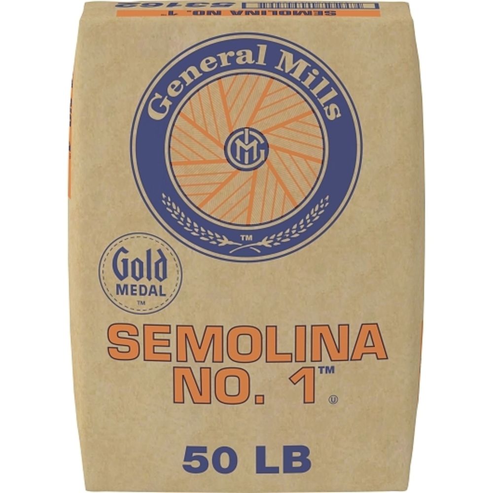 Gold Medal Enriched Number 1 Semolina Flour, 50 Pound