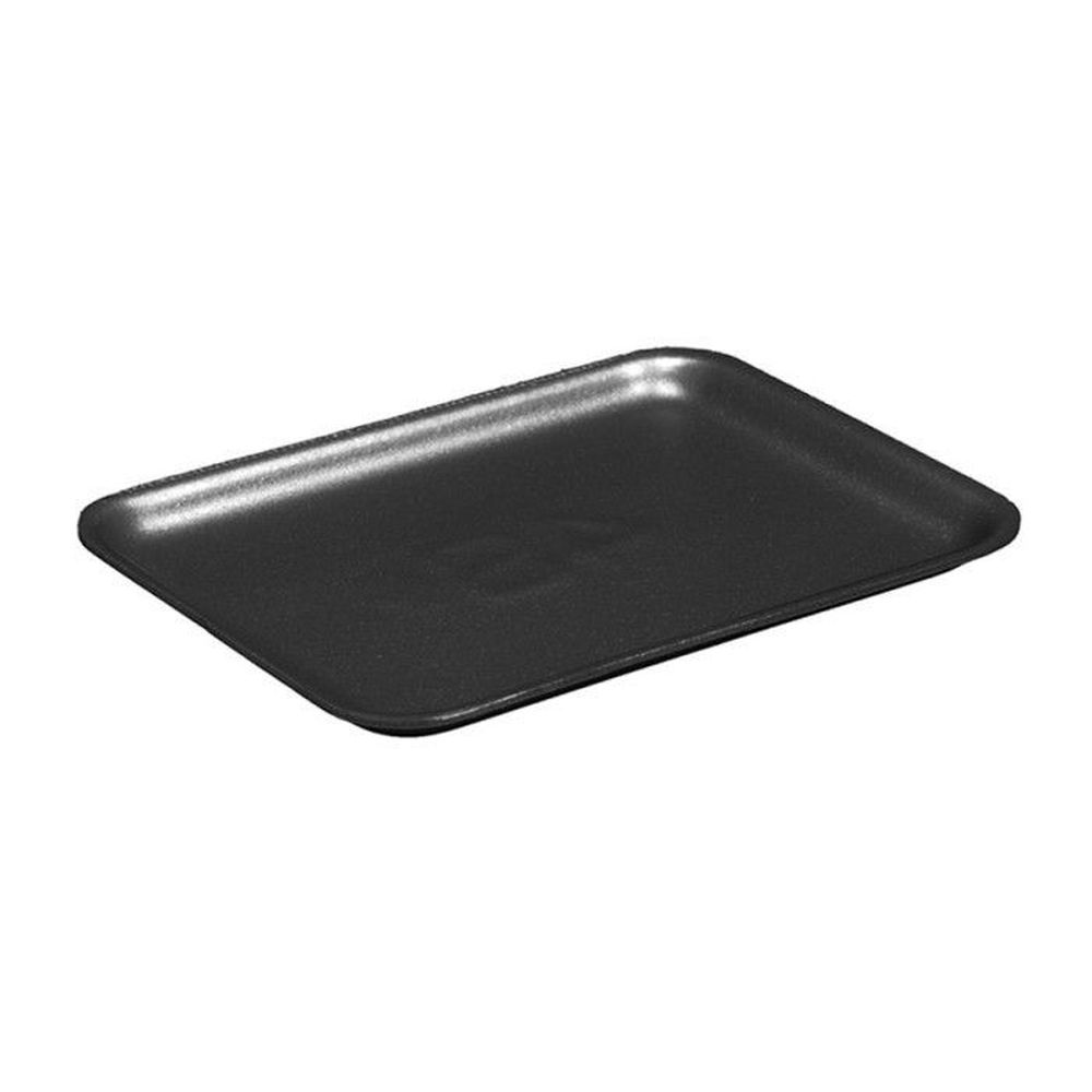 Evergreen Black Polystyrene Foam 4S Supermarket Tray