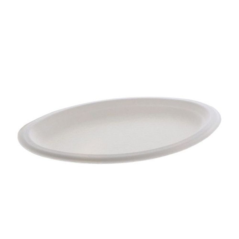Earthchoice White Compostable Fiber Blend Platter, 7.5 X 10 X 1 Inch -- 500 Per Case