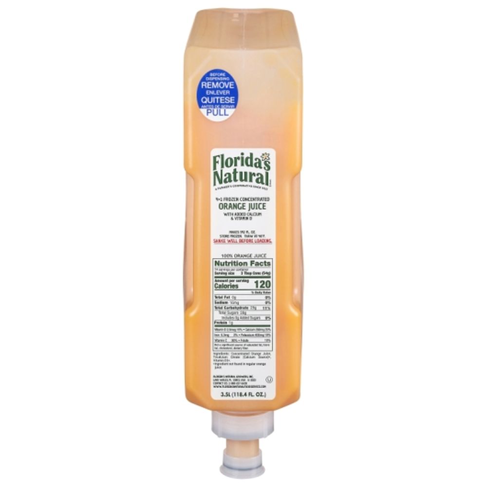 4 Plus 1 Concentrate Orange Juice with Calcium and Vitamin D