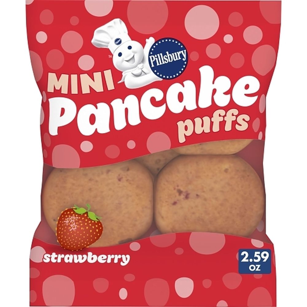 Strawberry Mini Pancake Puffs