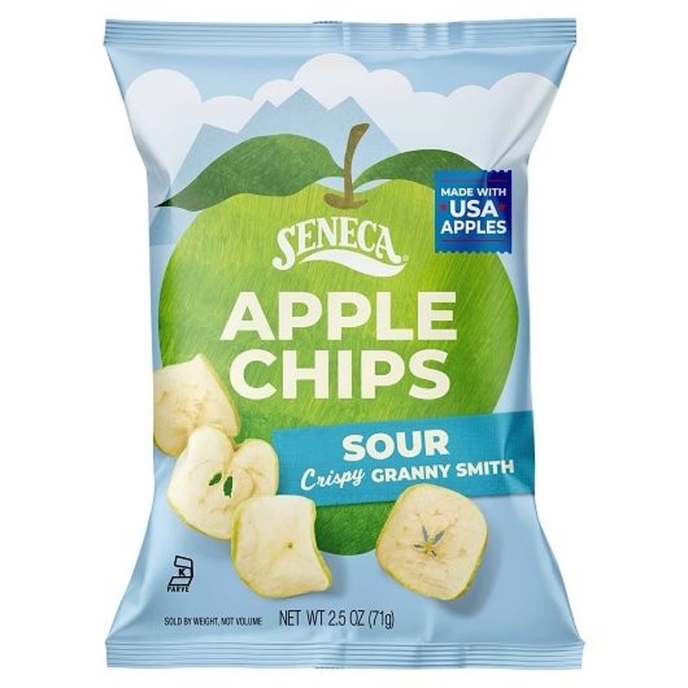 Seneca Sour Apple Chips, 2.5 Ounce -- 12 Per Case