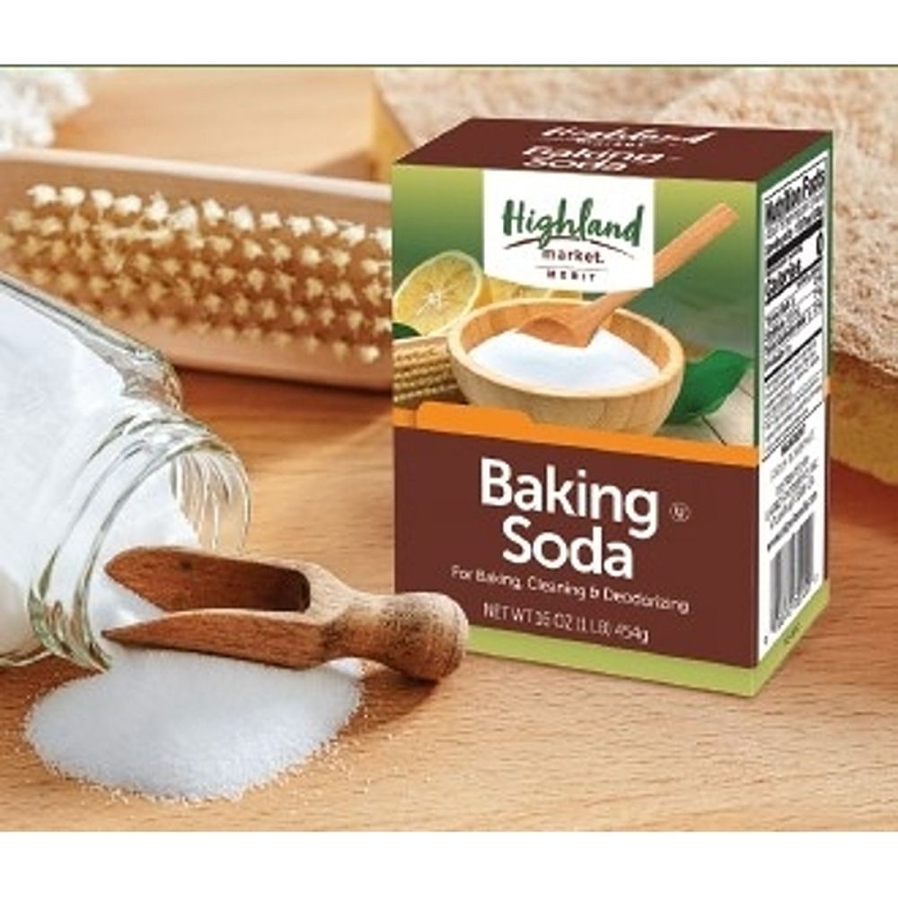 Highland Market Merit Baking Soda, 16 Ounce -- 24 Per Case
