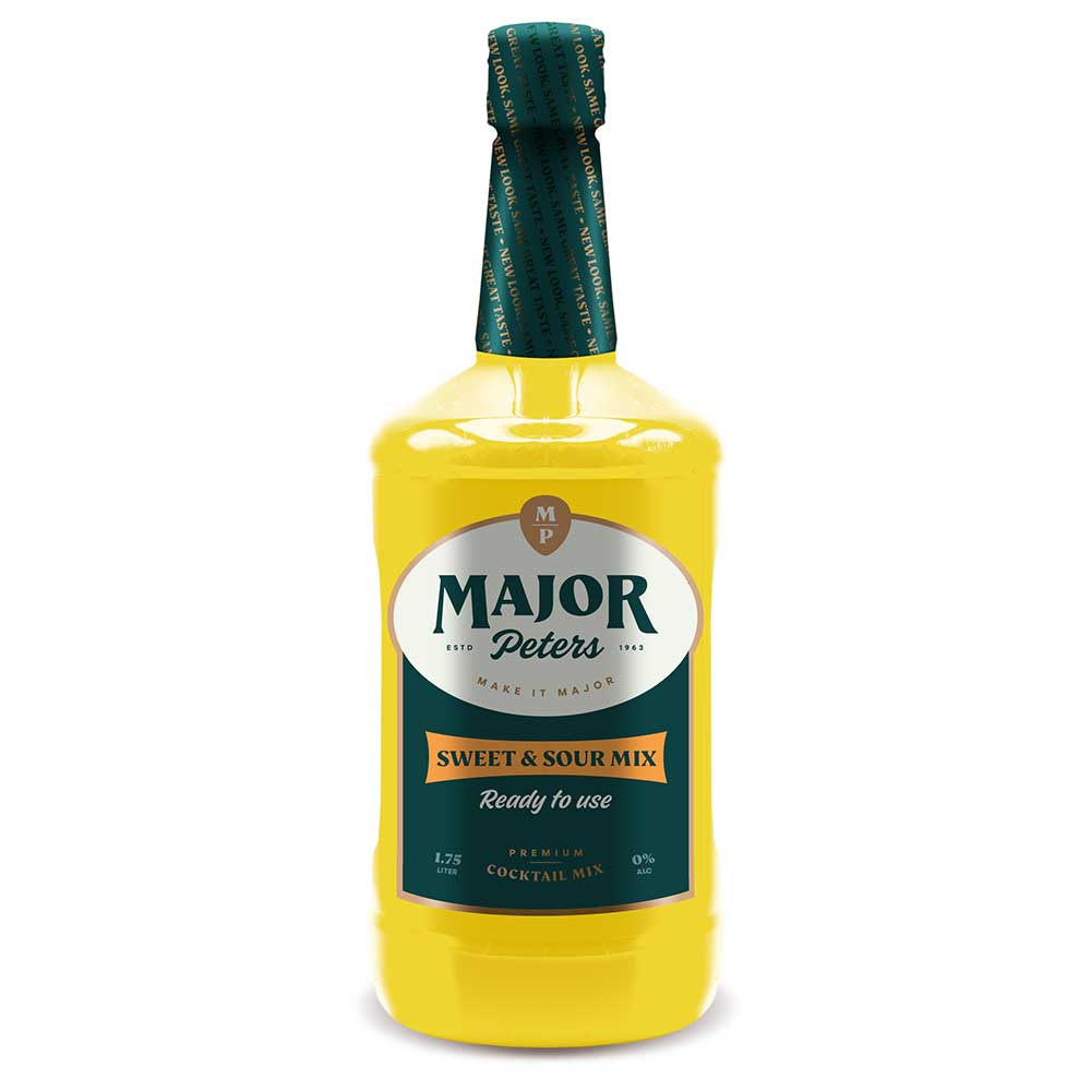 Major Peters' Ready To Use Sweet And Sour Mix, 64 Fluid Ounce -- 6 Per Case