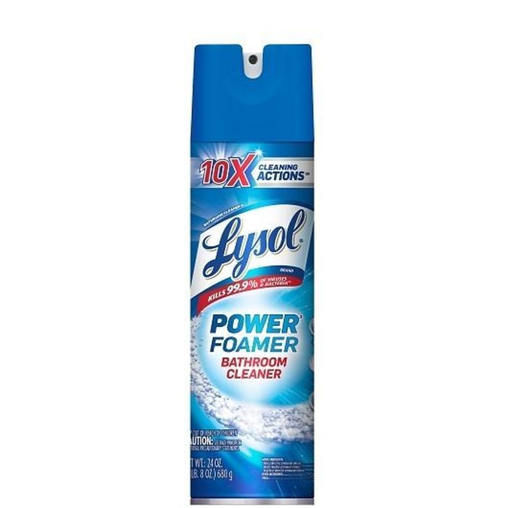 Lysol Power Foam Bathroom Cleaner, 24 Ounce -- 12 Per Case