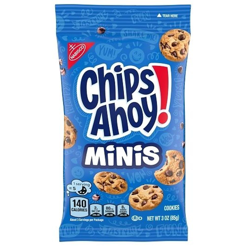 Chips Ahoy! Minis Chocolate Chip Cookies - Big Bag, 8 Ounce -- 36 Per Case