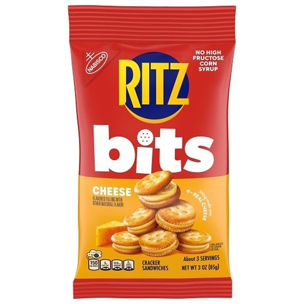 Ritz Bits Cheese Cracker Sandwich, 3 Ounce -- 36 Per Case