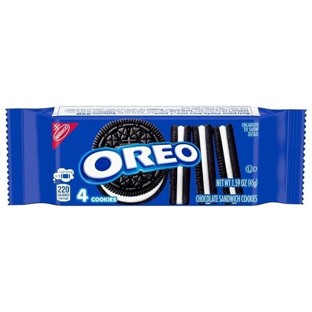 Oreo Chocolate Sandwich Cookies, 1.59 Ounce -- 120 Per Case