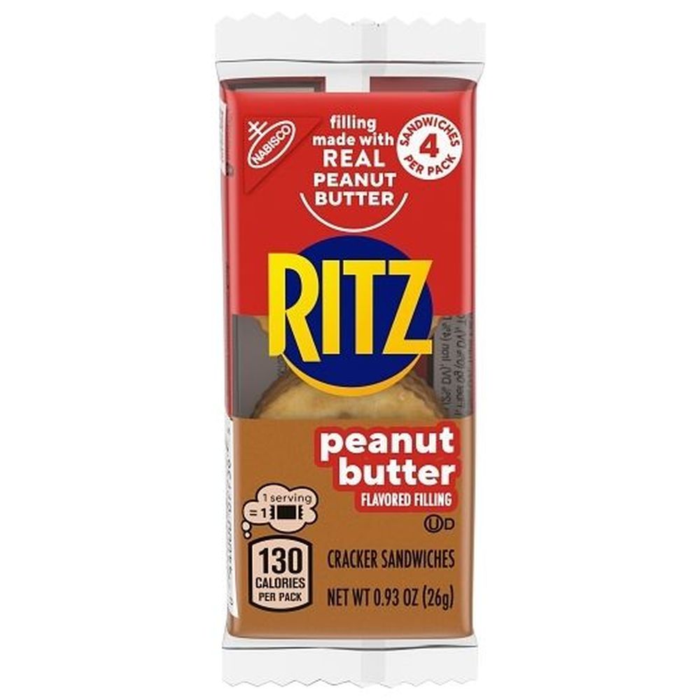 Ritz Toasted Peanut Butter Sandwich Cracker, 0.93 Ounce -- 120 Per Case