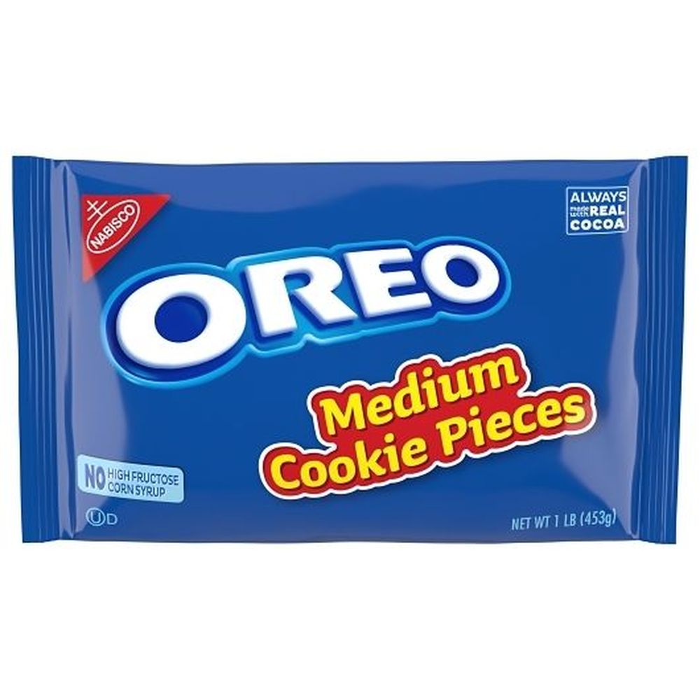 Oreo Medium Cookie Pieces, 1 Pound -- 12 Per Case