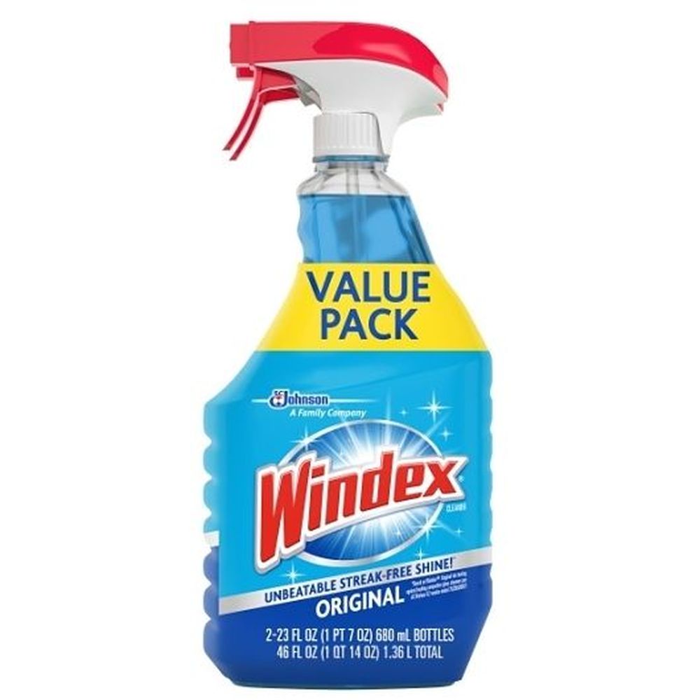 Windex Glass And Window Cleaner, 46 Fluid Ounce -- 6 Per Case