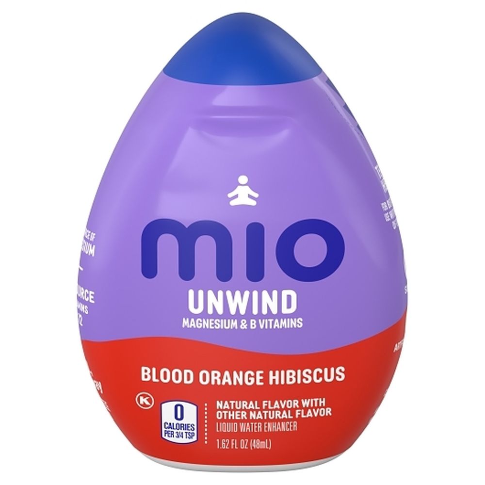 Mio Unwind Blood Orange Hibiscus Liquid Water Enhancer With Magnesium And B Vitamins, 1.62 Fluid Ounce -- 12 Per Case