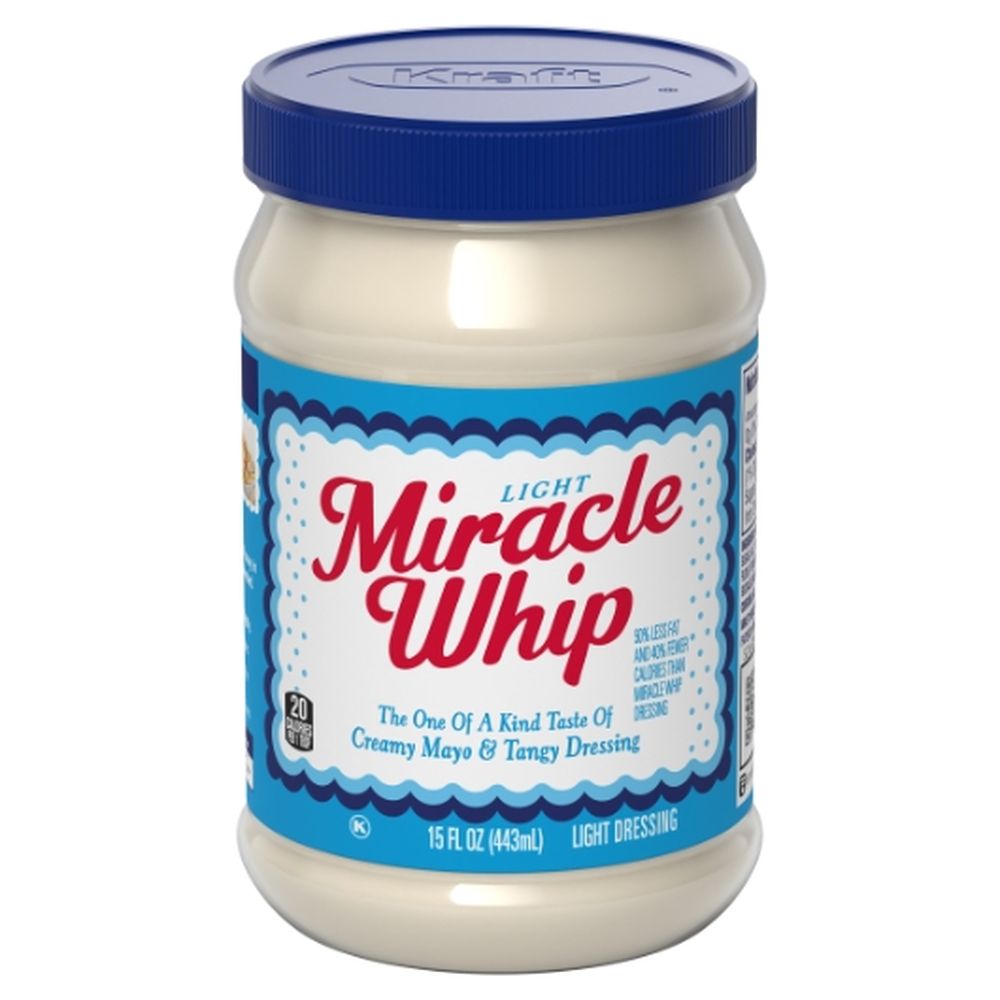 Miracle Whip Light Spoonable Mayonnaise, 15 Ounce -- 12 Per Case