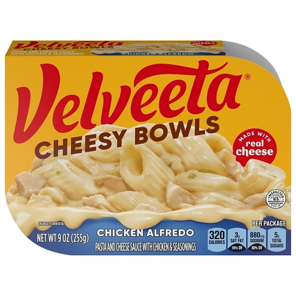 Velveeta Chicken Alfredo Cheesy Skillet Singles, 9 Ounce -- 6 Per Case