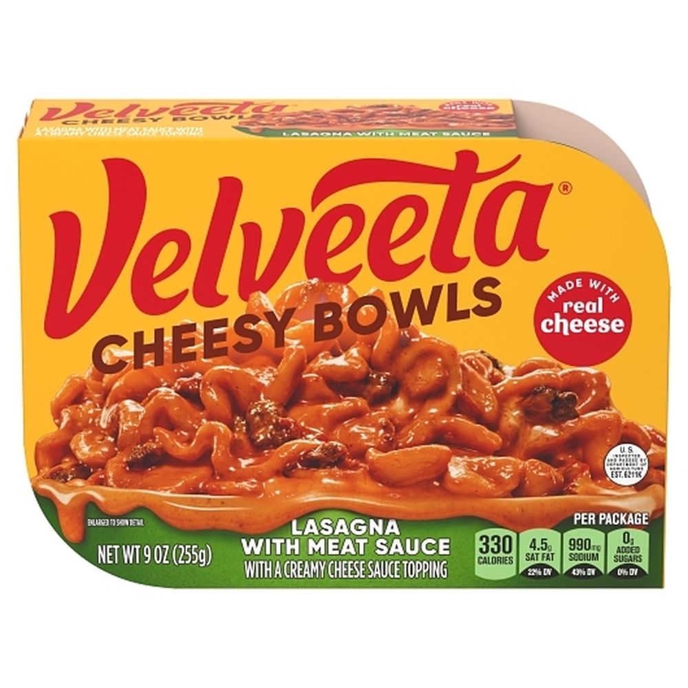 Velveeta Lasagna With Meat Sauce Cheesy Skillet Singles, 9 Ounce -- 6 Per Case