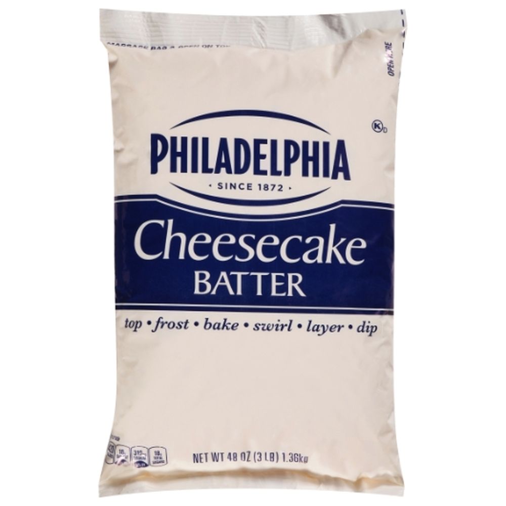 Philadelphia Cheesecake Batter Pouch, 48 Ounce -- 4 Per Case