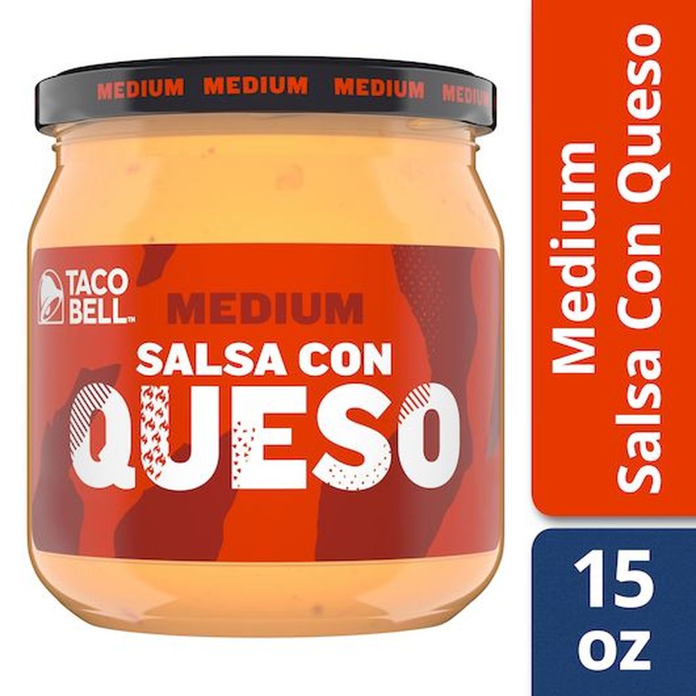 Taco Bell Home Originals Medium Salsa Con Queso, 15 Ounce -- 8 Per Case