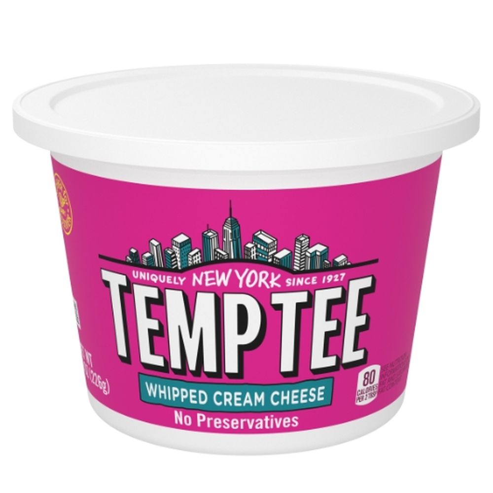 Temptee Cream Cheese, 8 Ounce -- 12 Per Case