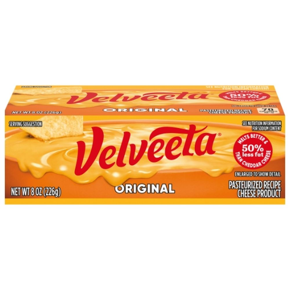 Velveeta American Cheese Loaf, 8 Ounce -- 12 Per Case