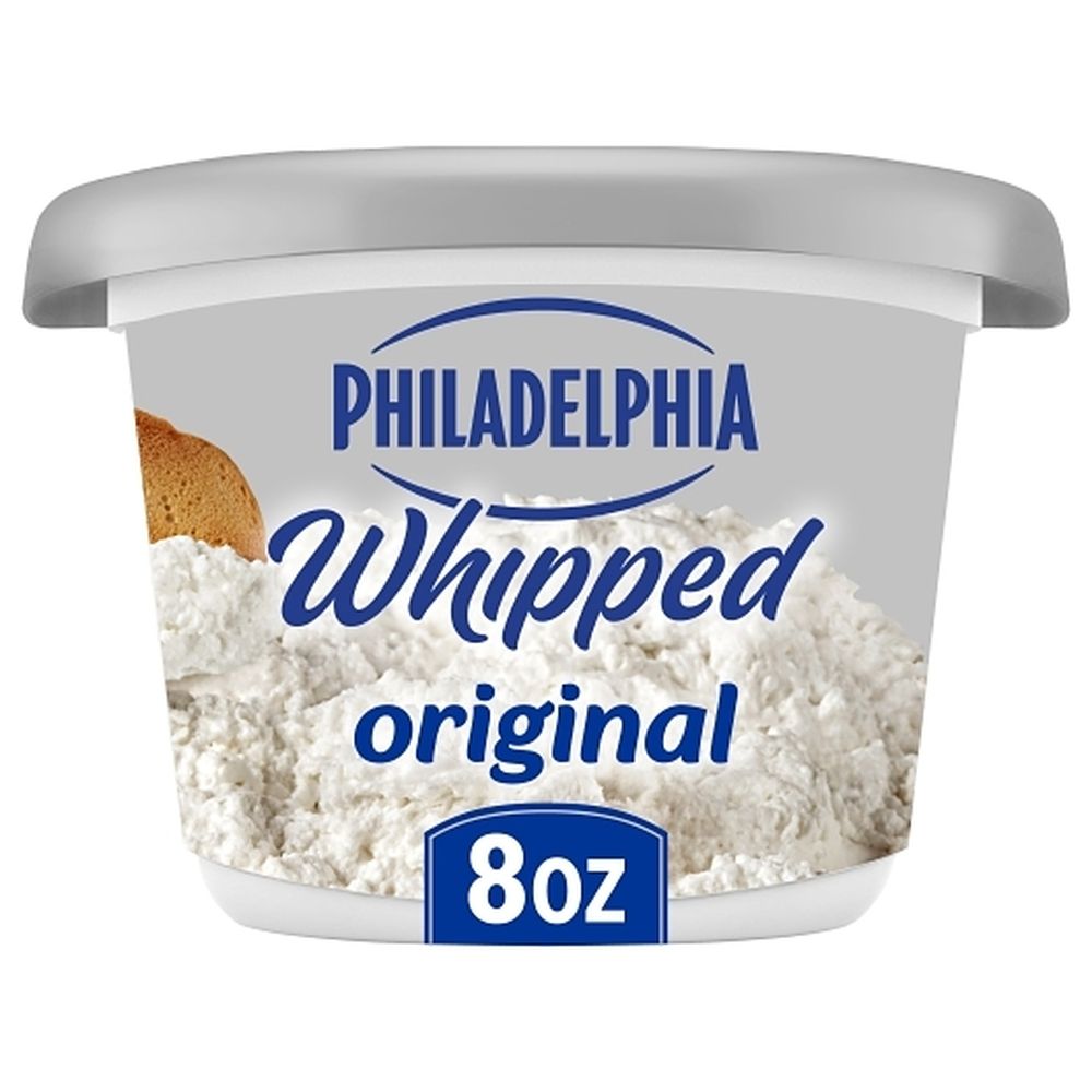 Philadelphia Whipped Plain Cream Cheese Spread, 8 Ounce -- 12 Per Case