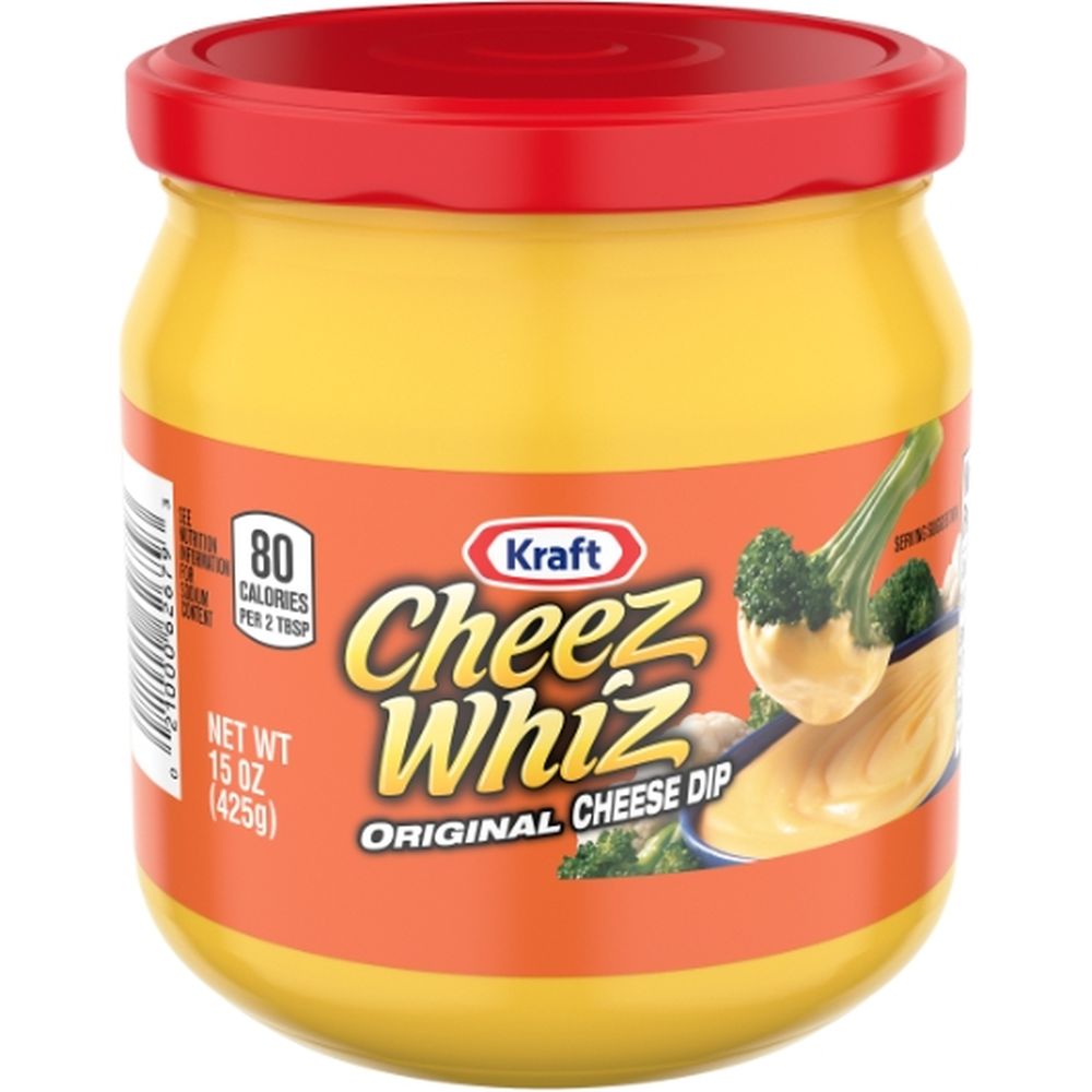 Cheez Whiz Original Plain Cheese Dip, 15 Ounce -- 12 Per Case