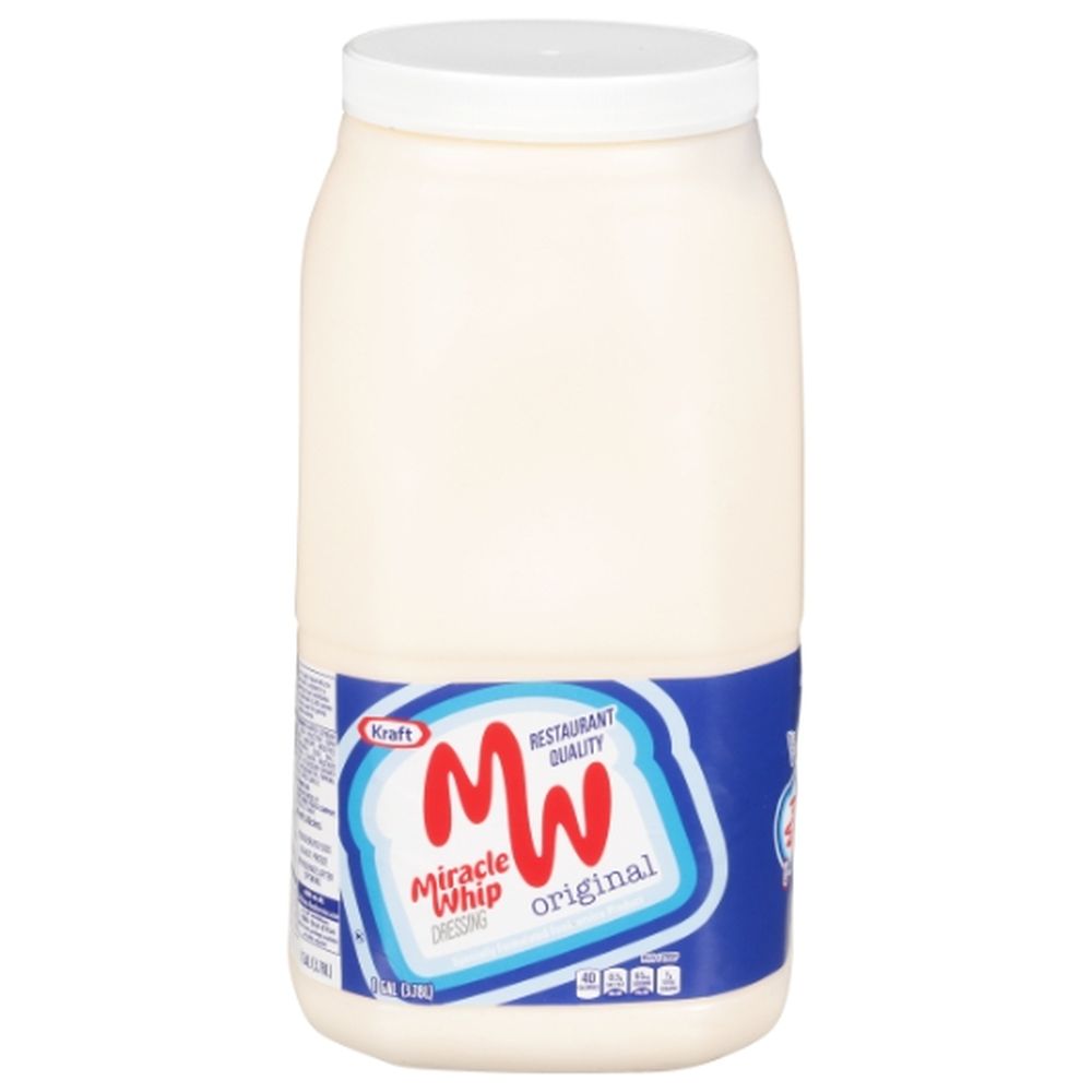 Miracle Whip Dressing Foodservice Label Only, 1 Gallon -- 4 Per Case