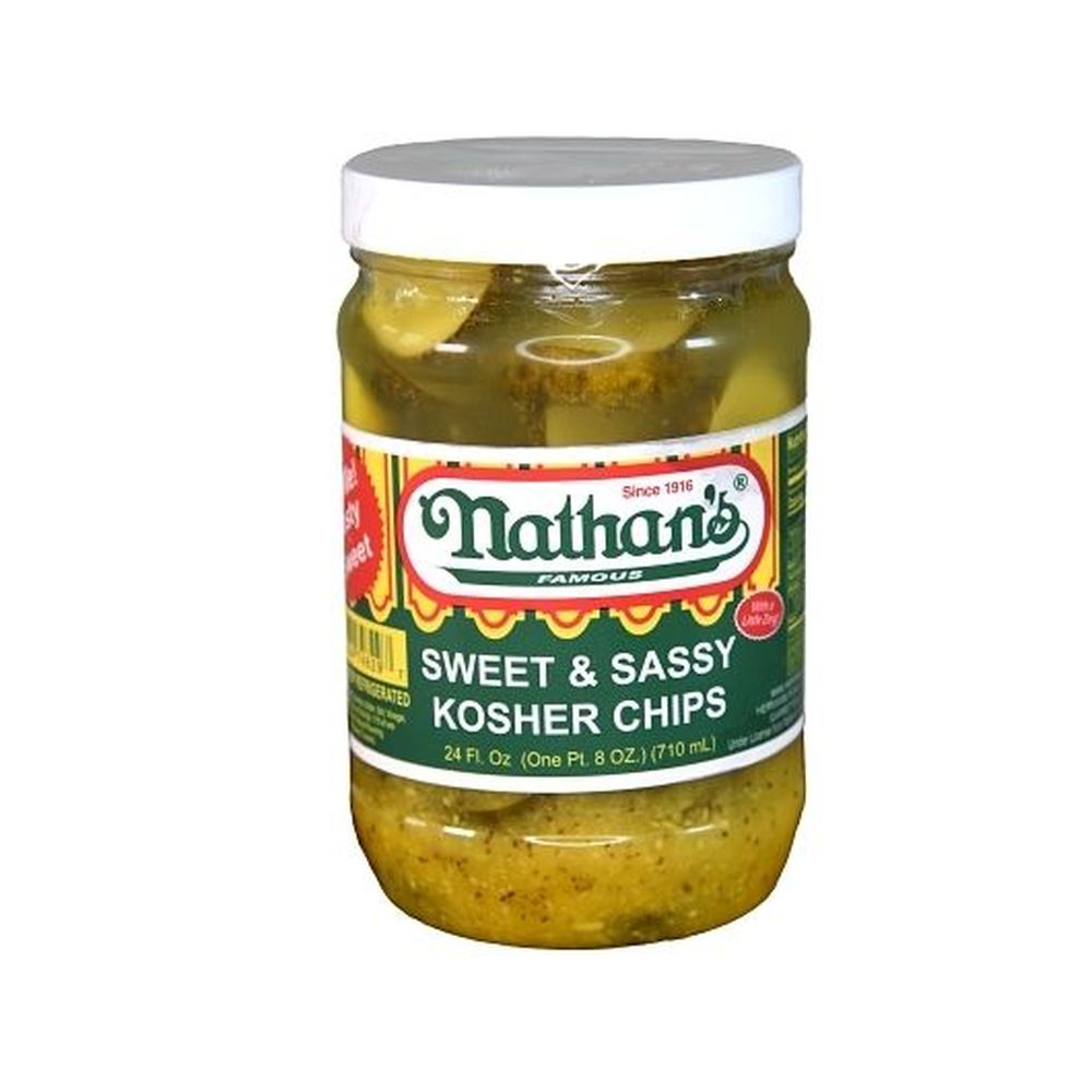 Nathans Famous Sweet And Sassy Chips, 24 Fluid Ounce -- 12 Per Case