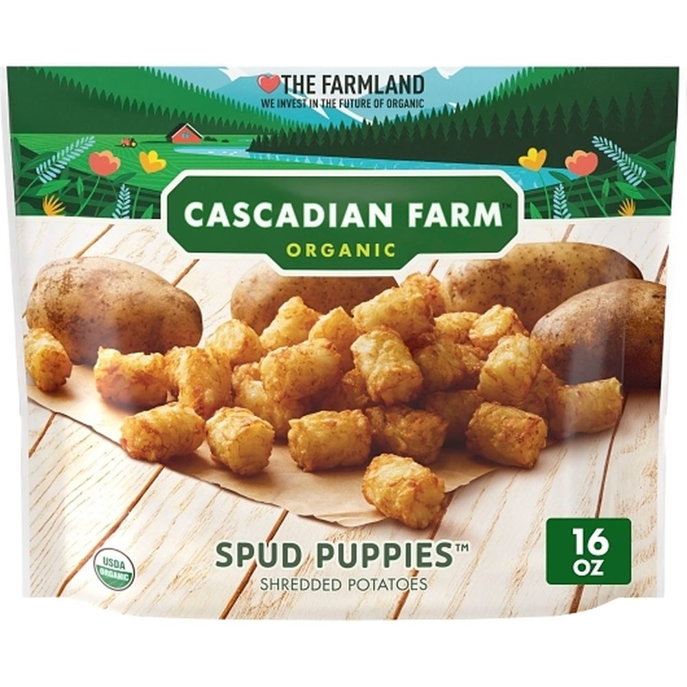 Cascadian Farm Organic Spud Puppies Shredded Potatoes, 16 Ounce -- 12 Per Case