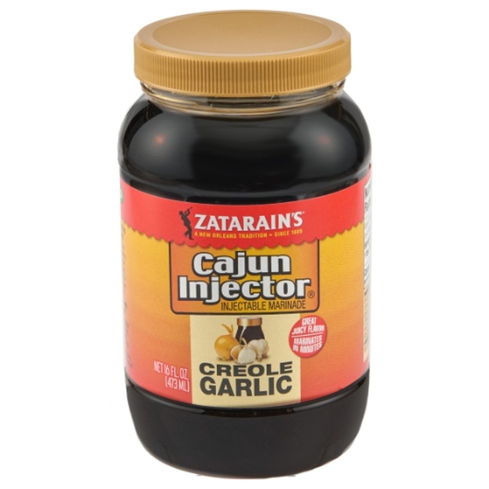 Zatarain's Cajun Injectors Creole Garlic Injectable Marinade Refill, 16 Ounce -- 6 Per Case