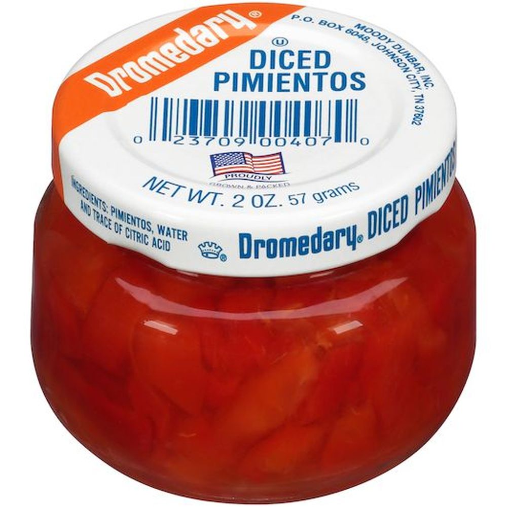 Dromedary Diced Pimiento Jar, 2 Ounce -- 24 Per Case