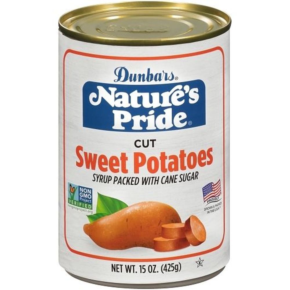 Dunbars Nature's Pride Cut Sweet Potatoes, 15 Ounce -- 12 Per Case