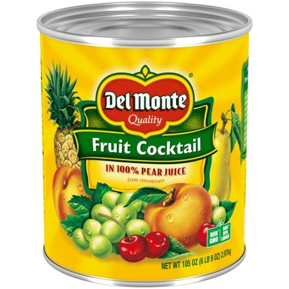 Del Monte Fruit Cocktail Fruit Naturals In Juice, 105 Ounce -- 6 Per Case