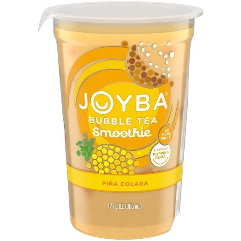Joyba Non Dairy Pina Colada Bubble Tea Smoothie, 12 Fluid Ounce -- 6 Per Case