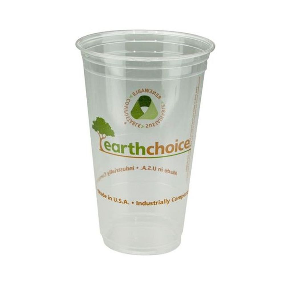 Clear PLA Printed Drink Cup 20 Ounce
