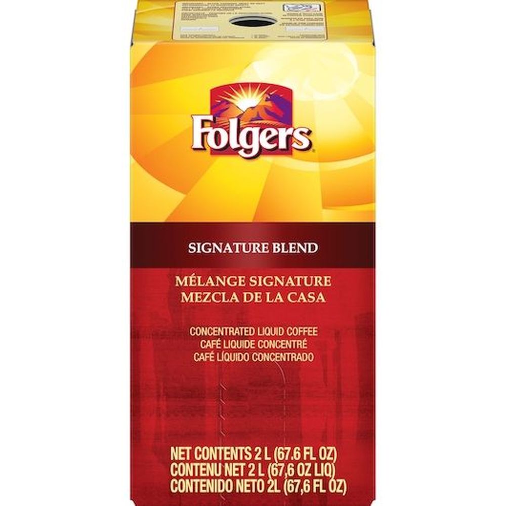 Folgers Signature Blend Coffee Liquid, 2 Liter -- 2 Per Case