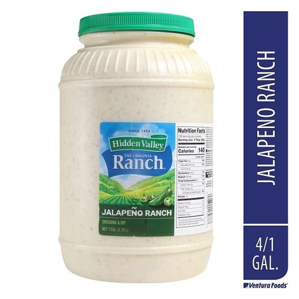 Ventura Jalapeno Ranch Dressing, 1 Gallon -- 4 Per Case