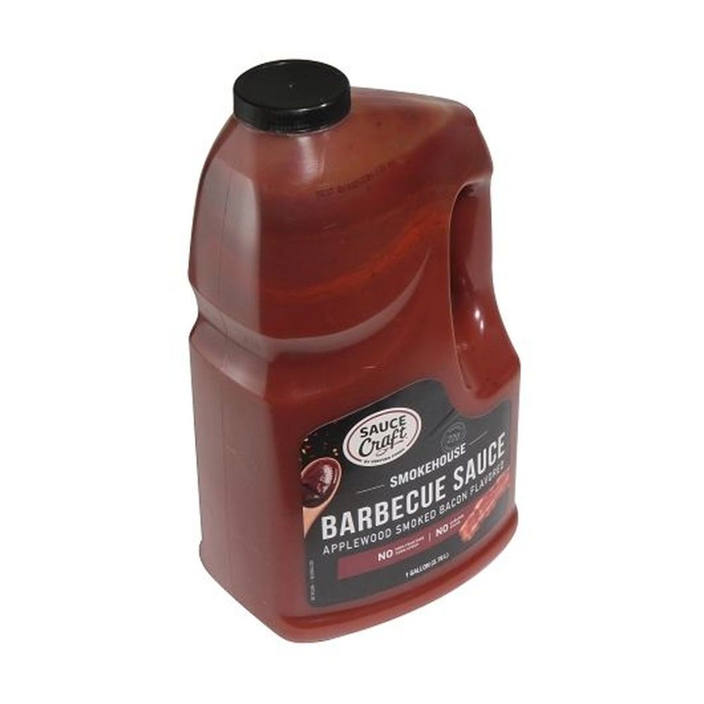 Sauce Craft Applewood Smoked Bacon Smokehouse Barbecue Sauce, 1 Gallon -- 2 Per Case