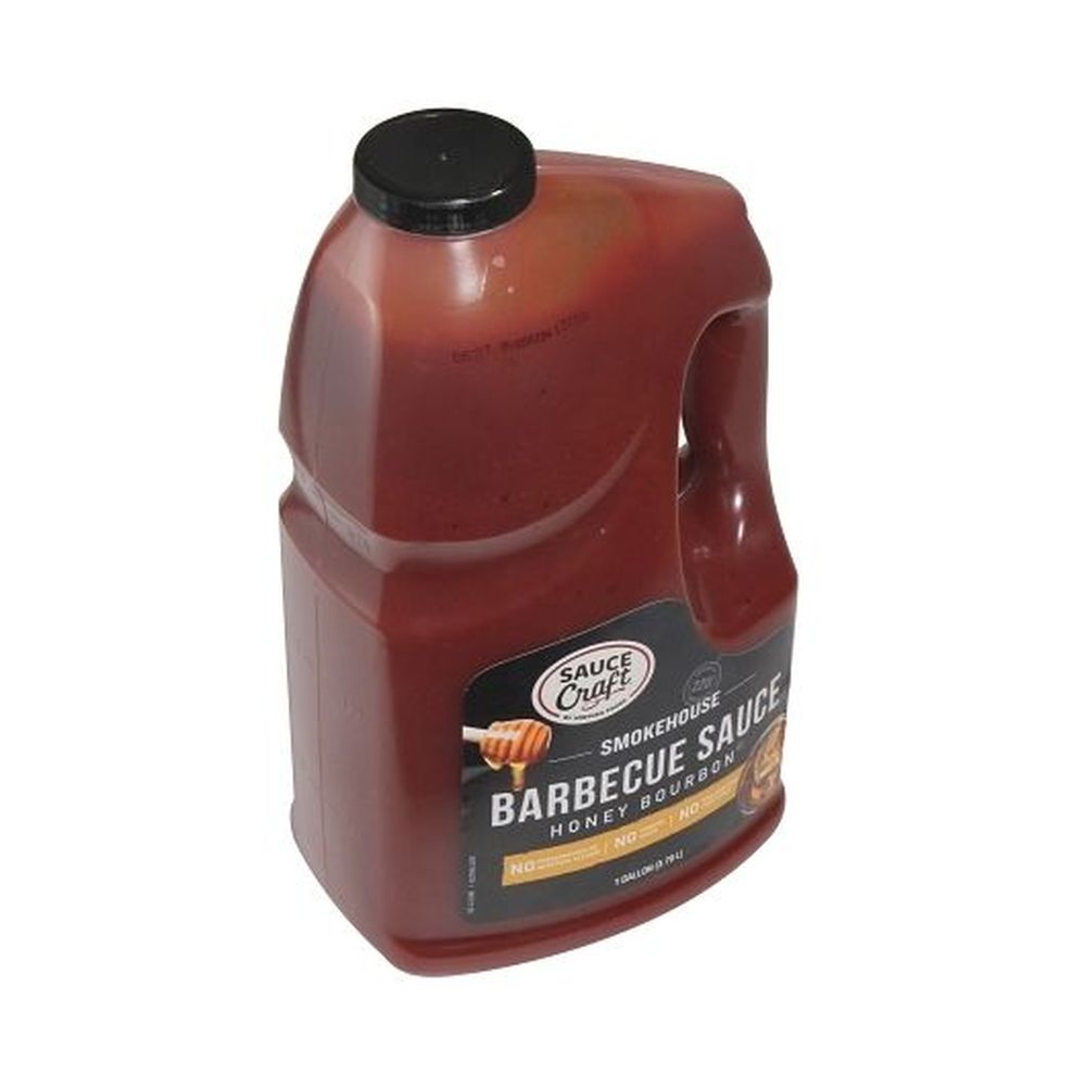 Sauce Craft Honey Bourbon Smokehouse Barbecue Sauce, 1 Gallon -- 2 Per Case