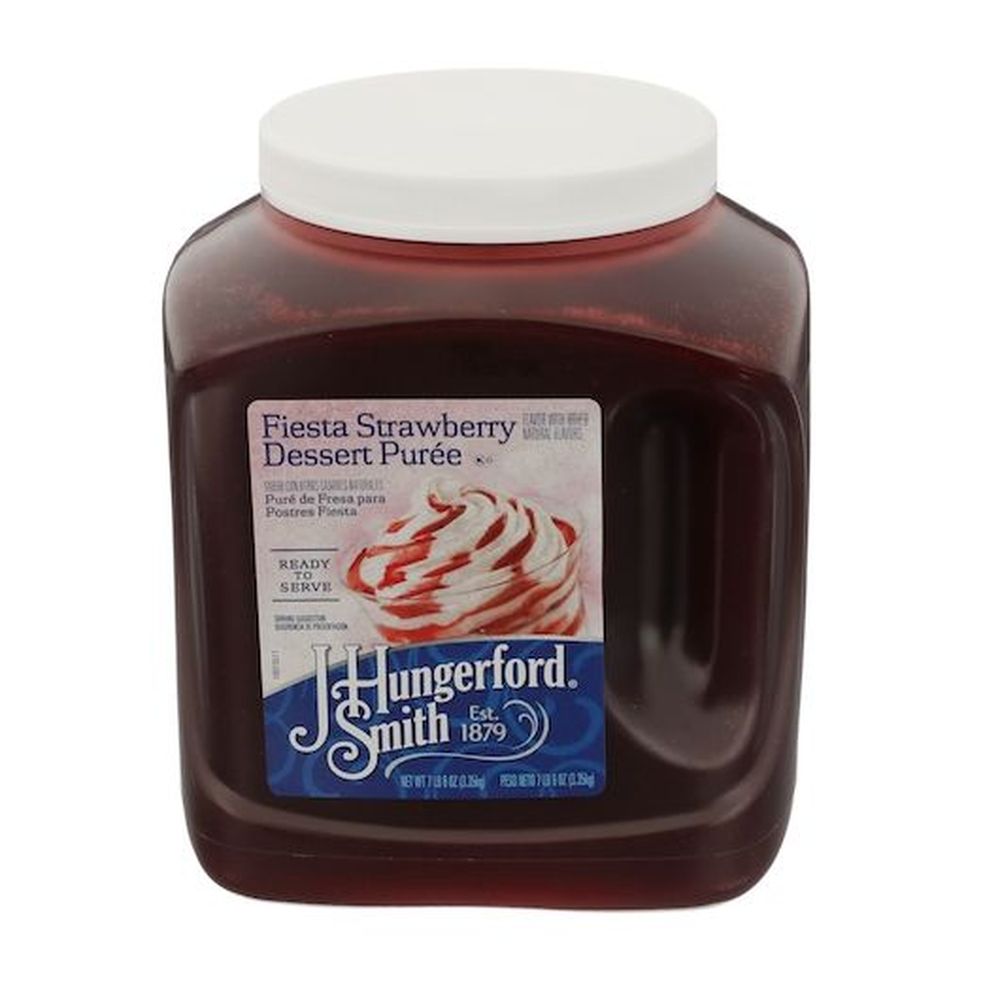 Jhs Fiesta Strawberry Dessert Puree, 118 Ounce -- 3 Per Case