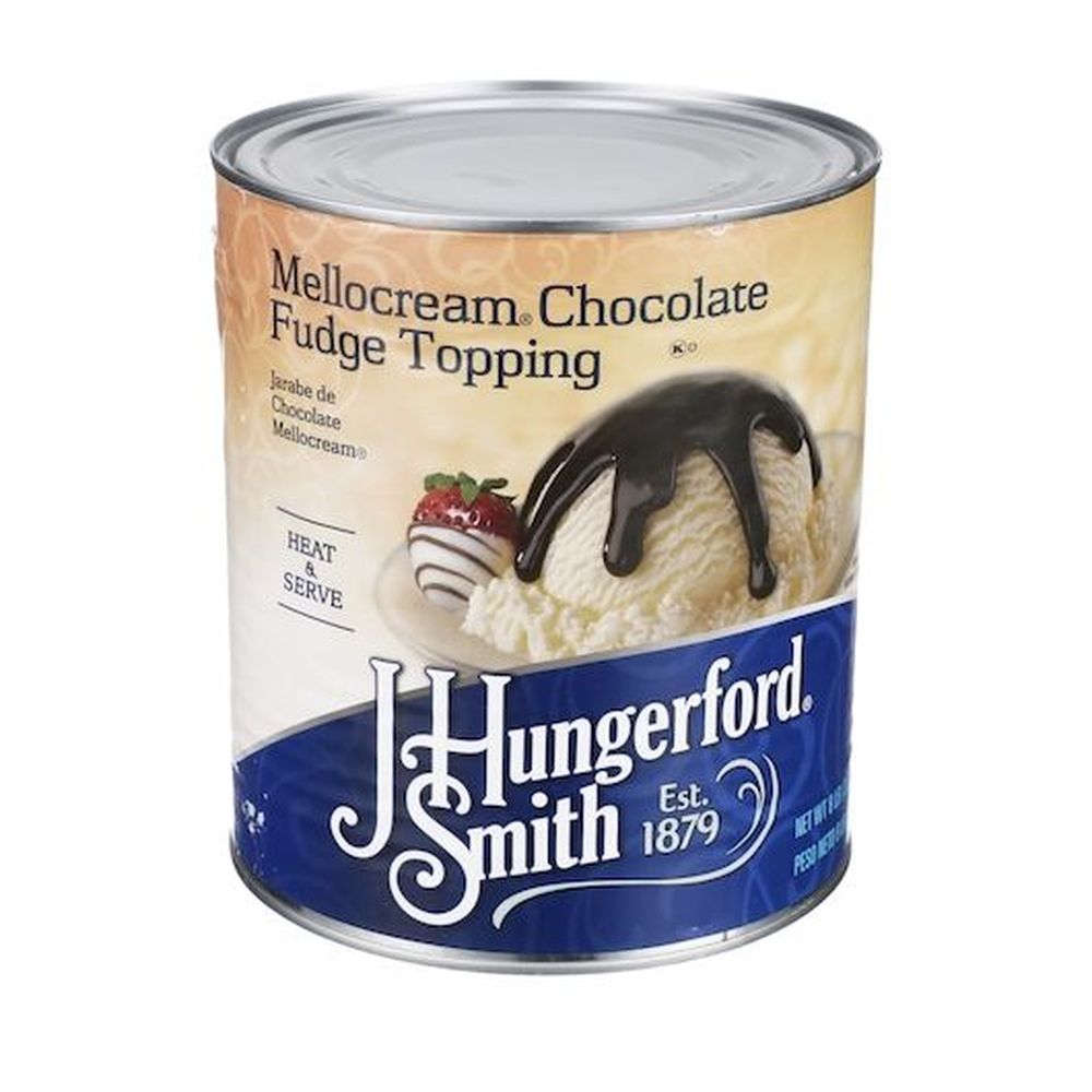 Jhs Mellocream Chocolate Fudge Topping, 127 Ounce -- 6 Per Case