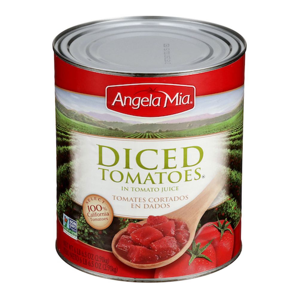 Angela Mia Diced Tomatoes In Tomato Juice, 102.5 Ounce -- 6 Per Case